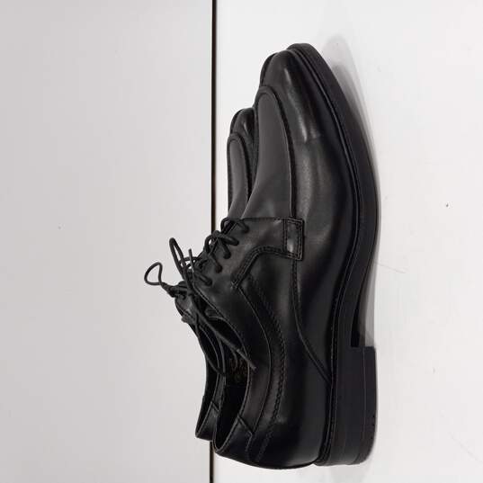 Buy the Men's Black 'Merrick 001' Leather Oxford Shoes Size 10.5 D ...