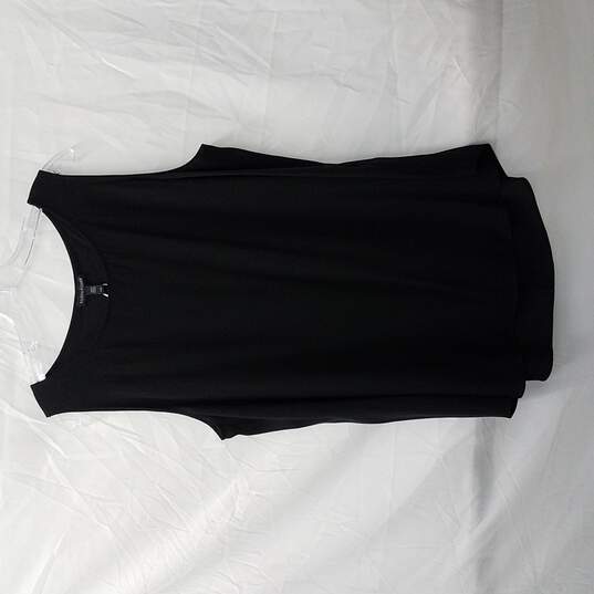 Eileen Fisher Black Ballet Tank Sz L NWT image number 1
