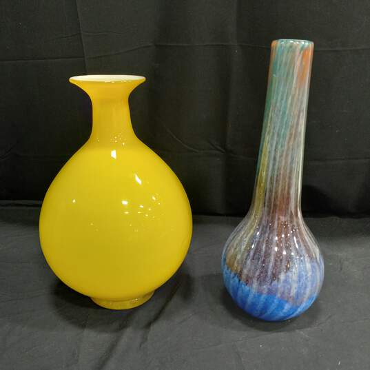Blown Glass Vase Bundle image number 2