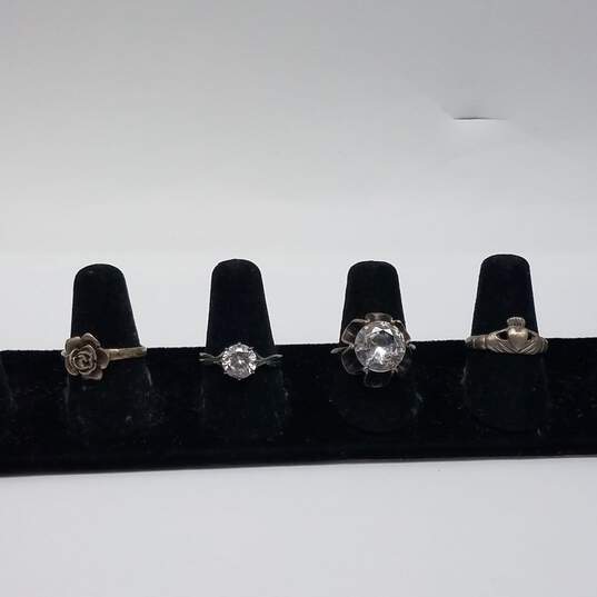 Sterling Silver Ring Jewelry Bundle 4pcs 15.4g image number 1