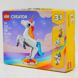 LEGO Creator 3 in 1 Magical Unicorn 31140 Seahorse Peacock Rainbow Animal 2023 Sealed