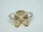 14K Yellow Gold 0.40 CTTW Round Diamond Butterfly Brooch 4.7g image number 6