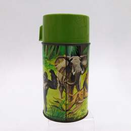 1960s Aladdin Tarzan Vintage Lunch Thermos For Lunch Box With Lid 7 Cap alternative image