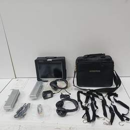 Audiovox DVD Player With Headphones And Accessories In Carrying Case