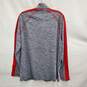 NWT Antigua MBL MN's Hybrid Heathered Gray & Red Pullover Size L image number 2