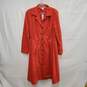 NWT New York & Company WM's Orange Button Front Shirt Dress Size L image number 1