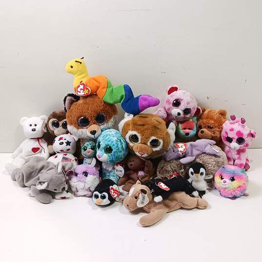 10 Pound Bundle of Assorted TY Stuffed Animals image number 3