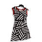 NWT Womens Multicolor Geometric Sleeveless Round Neck A-Line Dress Size XL image number 1