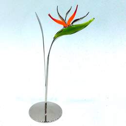 Swarovski Crystal Dalmally Bird of Paradise Exotic Flower Figurine IOB alternative image
