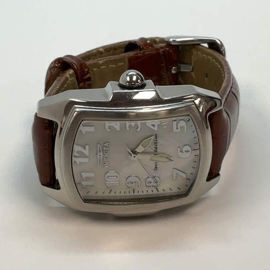Designer Invicta 5168 Adjustable Strap Rectangle Dial Analog Wristwatch image number 2