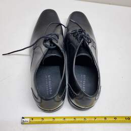 Perry Ellis Portfolio Juan Plain Toe Oxford Black Dress Shoes Men's Size 9 alternative image