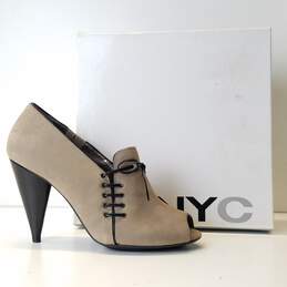 DKNYC Vero Peep Toe Pump Clay Women's Size 8