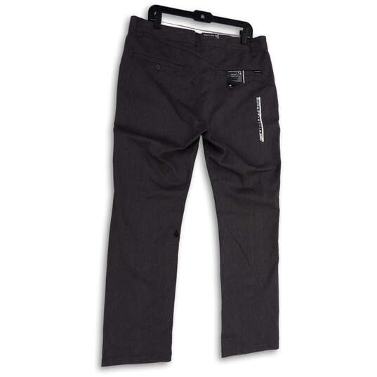 NWT Mens Gray Frickin Modern Pockets Straight Leg Chino Pants Size 36 image number 2