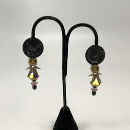 Designer J. Crew Gold-Tone Multicolor Stone Pierced Stud Earrings
