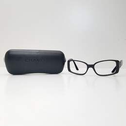 Chanel Eyewear Rectangle Eyeglass Frames Black