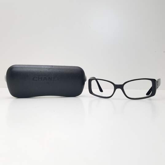 Chanel Eyewear Rectangle Eyeglass Frames Black image number 1