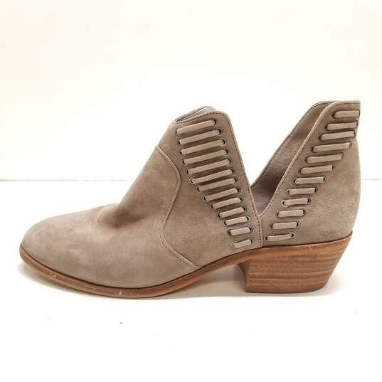 Vince Camuto Leather Pevista Booties Grey 9 image number 1