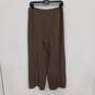 Lafayette 148 NY Brown Wide Leg Pull On Pants Women's Size L image number 2