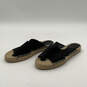Womens Carlita Black Beige Suede Open Toe Slip-On Espadrille Sandals Size 7 image number 3