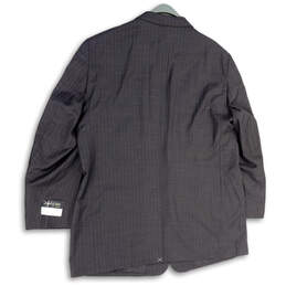 NWT Mens Black Long Sleeve Notch Lapel Two Button Blazer Size 52 XL/47W alternative image