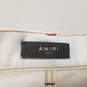 Amiri Womens White Light Wash Coin Pockets Button Fly Wide Leg Jeans Sz 26 image number 3