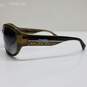 AUTHENTICATED COACH GREEN TORTOISE OVERSIZED SUNGLASSES image number 4