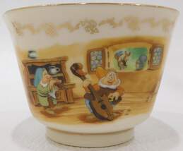 2001 Disney Lenox Snow White Treat Bowl IOB Gold Trim Bone China