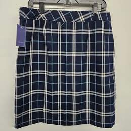 Navy Plaid Skirt alternative image