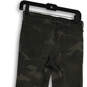Womens Green Camouflage High Waisted Ankle Skinny Jeans Size 4 image number 4
