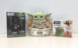 Star Wars Collectibles Bundle Lot of 3 NIP Baby Yoda Vader Grogu