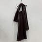 NWT Womens Brown Embroidered Strapless Long A-line Dress With Scarf Size 6 image number 1