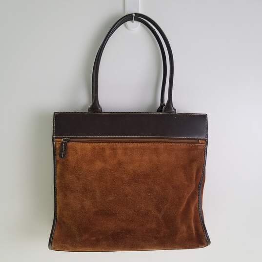 FRANKLIN Covey Black Full Grain Genuine Leather Purse Shoulder Bag Tote