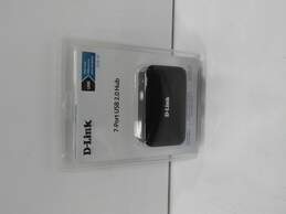 Black 7-Port USB 2.0 Hub New In Box