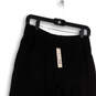 NWT Womens Black Elastic Waist Pull-On Straight Leg Cropped Pants Size 6P image number 3
