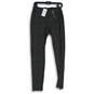 NWT Womens Black White Flat Front Skinny Leg Pull-On Ankle Pants Size S image number 1