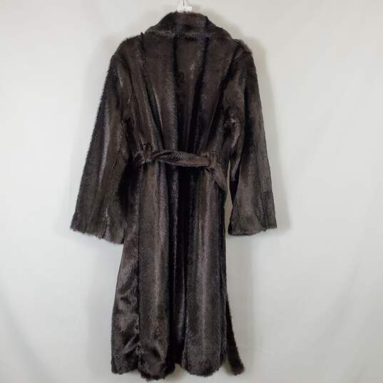 H&M Women's Faux Fur Coat SZ XS image number 5