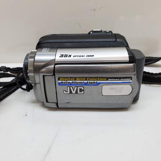 JVC Digital Video Camera GR-D850U 35X Zoom Camcorder w/ Battery image number 5