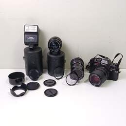 Konica Autoreflex TC Camera w/Accessories