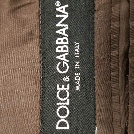 Dolce & Gabbana Men Brown Wool Suit Jacket 52 image number 5