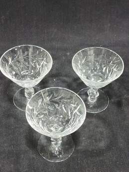 Lot of 17 Assorted Crystal Barware Glasses alternative image