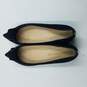 Emporio Armani Suede Pointy Flats Women's Sz 7.5A Black image number 6