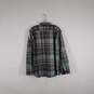 Mens Plaid Classic Fit Collared Long Sleeve Chest Pocket Button-Up Shirt Size XL image number 2