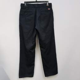 Mens Black Flat Front 874 Original Fit Straight Leg Chino Pants Size 34X30