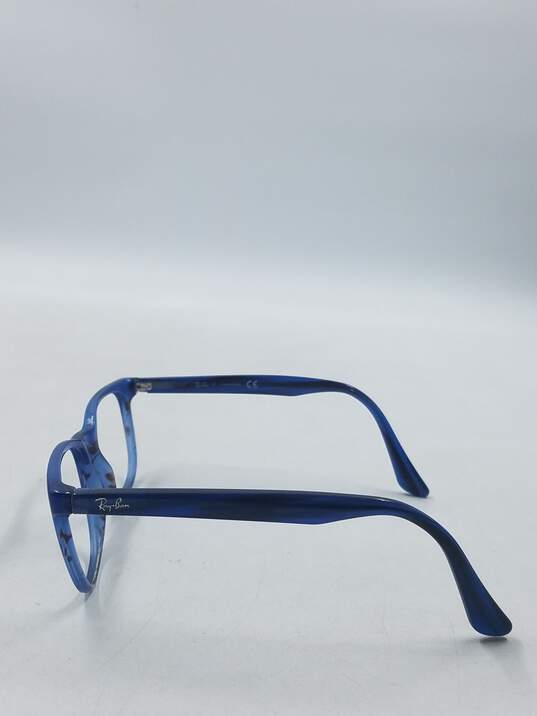 Ray-Ban Clear Blue Browline Eyeglasses image number 4