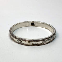 Designer Brighton Silver-Tone Fashionable Engraved Bangle Bracelet alternative image