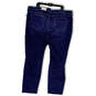 NWT Womens Blue Denim Medium Wash Distressed Skinny Leg Jeans Size 26W image number 2