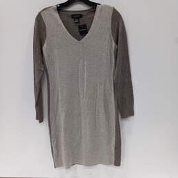 Club Monaco Gray Trycia Sweater Dress/Robe Size XS NWT