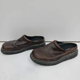 Dr. Martens Men's P1098910 Brown Leather Y2K Slip-On Clog/Mules Size 9 alternative image