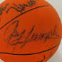 1991-92 Milwaukee Bucks Signed Basketball HOF Malone Ellis Robertson Humphries+ image number 11