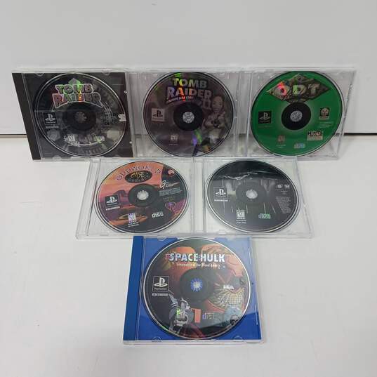 6pc Bundle of Assorted PlayStation Video Games image number 1